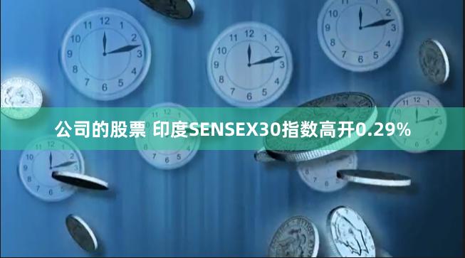 公司的股票 印度SENSEX30指数高开0.29%